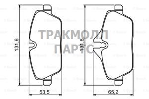 BRAKE LINING BOSCH - 0986494264