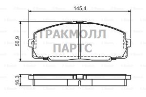 ДИСКОВЫЕ КОЛОДКИ - 0986495058