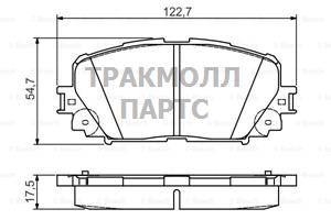 ДИСКОВЫЕ КОЛОДКИ - 0986495109