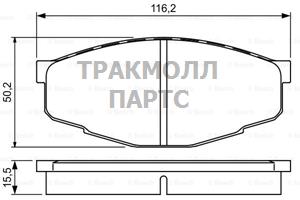 ДИСКОВЫЕ КОЛОДКИ - 0986495331