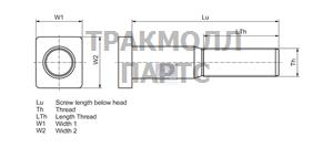 Колесный болт - 1.17034