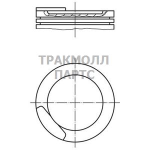 Поршнекомплект Opel 1.6SE 1.6SV d79.00.5 101 87- - 011 10 11