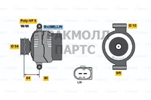 АВТОЗАПЧАСТЬ - 0121615005