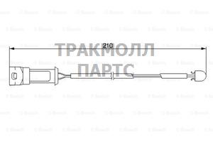 ДАТЧИК ИЗНОСА ДИСК.КОЛОДКИ - 1987474939