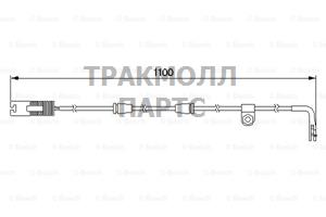 ДАТЧИК ИЗНОСА ТОРМОЗНЫХ КОЛОДОК - 1987474942