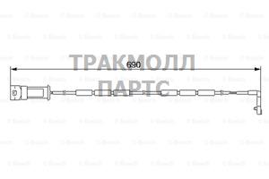 ДАТЧИК ИЗНОСА ДИСК.КОЛОДКИ - 1987474971