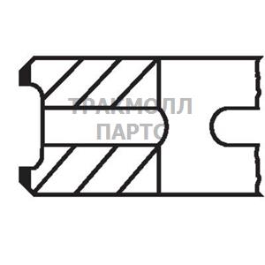 КОЛЬЦА ПОРШНЕВЫЕ - 205 43 N0