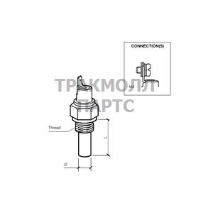 SWITCH TEMP 130 CEARTHS/P120 - 232-011-017-005D