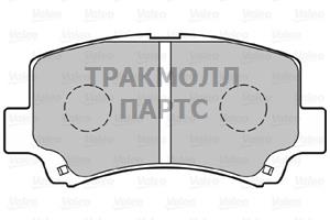 Колодки тормозные пер - 301843