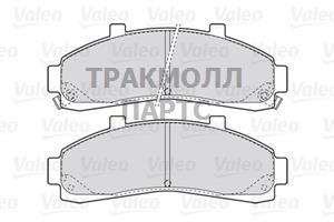 Колодки тормозные передние - 301906