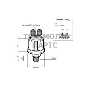 PRESS SENDER 5BAR INSUL/RET - 360-081-032-007C