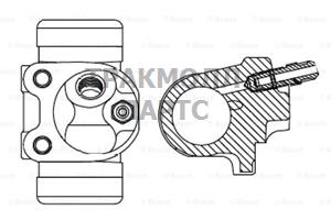 ЦИЛИНДР КОЛЕСНЫЙ - F026002072