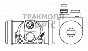 ЦИЛИНДР КОЛЕСНЫЙ - F026002343