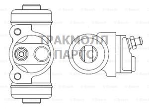 Колесный тормозной цилиндр - F026002354