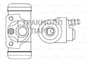 ЦИЛИНДР КОЛЕСНЫЙ - F026002356