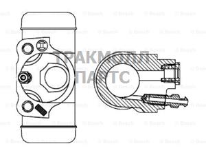 ЦИЛИНДР КОЛЕСНЫЙ - F026002376