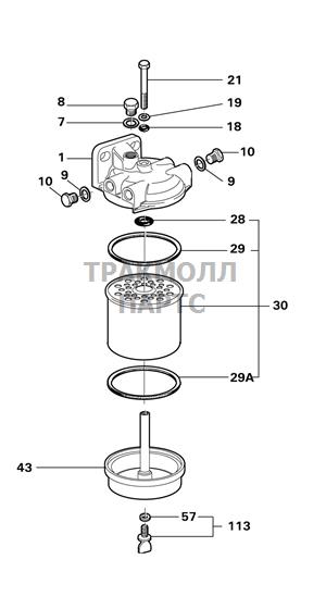 FUEL FILTER ASSEMBLY DELPHI - 5838B185