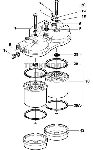 FUEL FILTER ASSEMBLY DELPHI - 5845B150