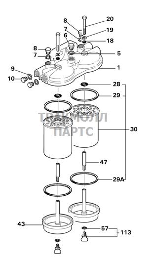 FUEL FILTER ASSEMBLY DELPHI - 5862B035