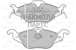 КОМПЛЕКТ ТОРМОЗНЫХ КОЛОДОК - 598322