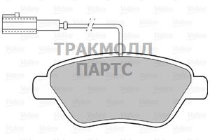 Комплект тормозных колодок дисковый тормоз - 598670