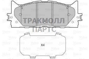 КОМПЛЕКТ ТОРМОЗНЫХ КОЛОДОК - 598890