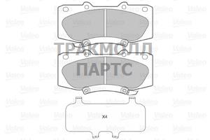 Колодки тормозные передние - 601284