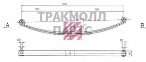 Рессора MAN о.н. 81434006456 M1012500 ER81434006456 MARSHALL - M1012500