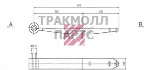 Рессора BPW о.н. 0508212920 M1014400 ER0508212920 MARSHALL - M1014400