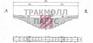 Рессора Volvo о.н. 257654 M1018700 ER257654 MARSHALL - M1018700