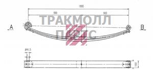 Рессора Volvo о.н. 257860 M1019600 ER257860 MARSHALL - M1019600