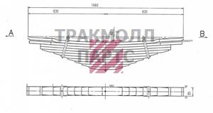 РЕССОРА ЗАДНЯЯ - M1020500