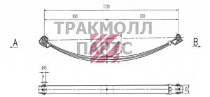 Рессора передняя в сборе 2-х листоваяMarshall - M1023400