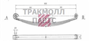 Рессора Mercedes о.н. 9443200202 M1028200 ER9443200202 MARSHALL - M1028200