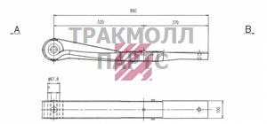 Рессора SAF о.н. 3155102900 M1035500 ER3155102900 MARSHALL - M1035500