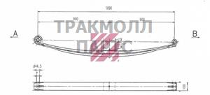 РЕССОРА ПЕРЕДНЯЯ - M1037600