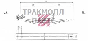 Рессора BPW о.н. 0508203520 M1049500 ER0508203520 MARSHALL - M1049500