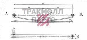 Рессора Mercedes о.н. 9703200506 M1086400 ER9703200506 MARSHALL - M1086400