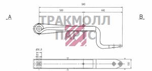 Рессора BPW о.н. 0508213620 M1093000 ER0508212740 MARSHALL - M1093000