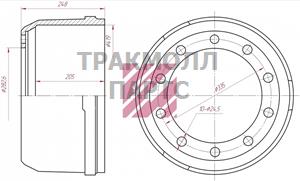 Барабан тормозной ROR RO05 - M1900109