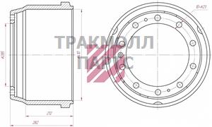 Барабан торм - M1900210