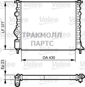 РАДИАТОР СИСТЕМЫ ОХЛАЖДЕНИЯ - 731378