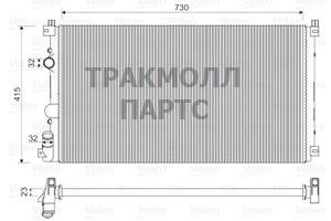 РАДИАТОР СИСТЕМЫ ОХЛАЖДЕНИЯ - 732917