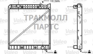 Радиатор MB Actros 817x808x42 - 733417