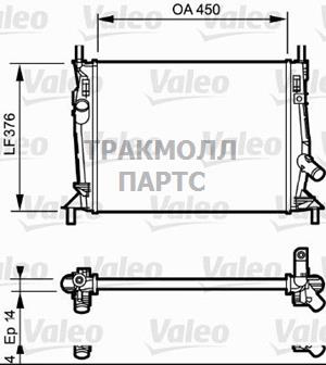 РАДИАТОР СИСТЕМЫ ОХЛАЖДЕНИЯ - 734319