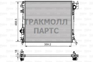 РАДИАТОР СИСТЕМЫ ОХЛАЖДЕНИЯ - 735 624